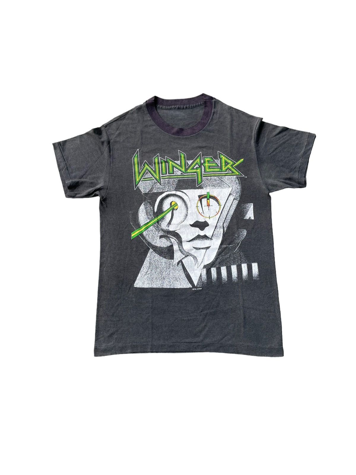 Band Tees × Vintage VTG 1988 Winger Too Tuff Too Tame Tour 1989 Size US S / EU 44-46 / 1 - 1 Thumbnail