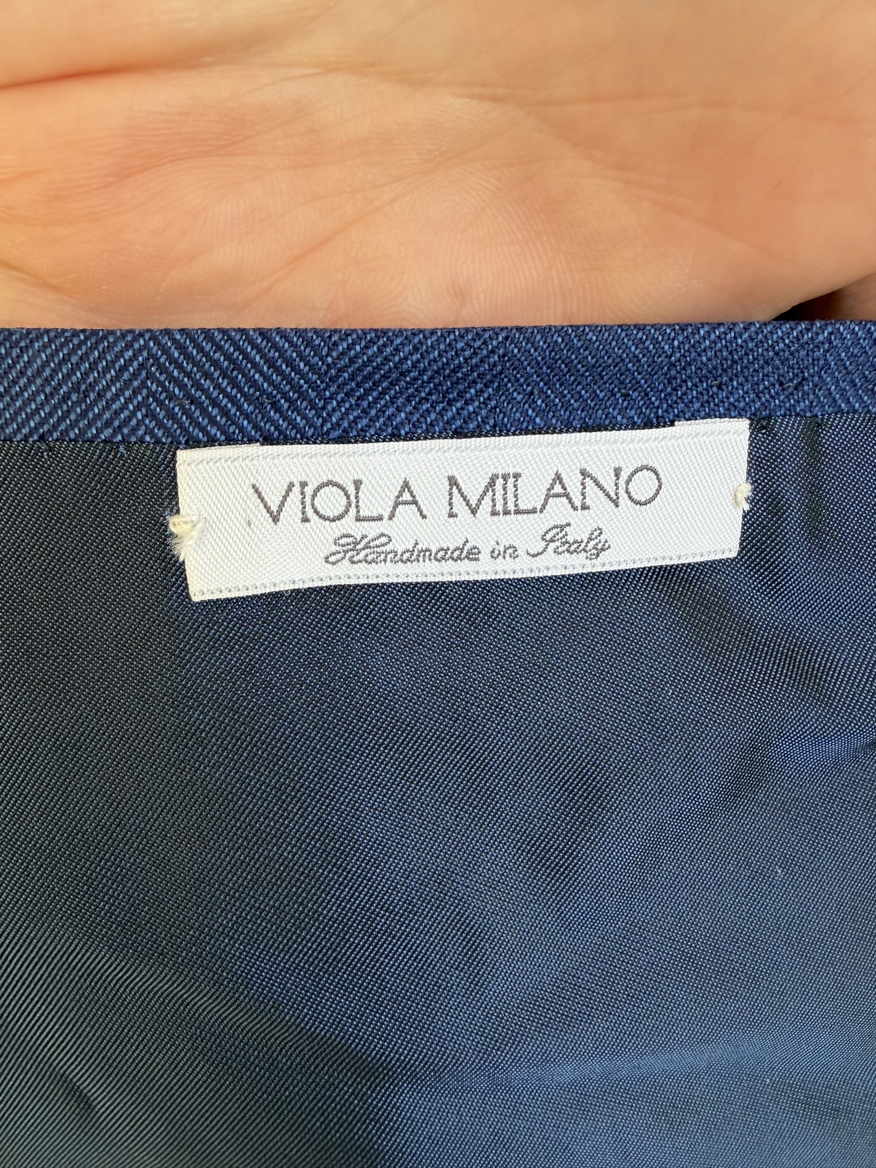 Other New Viola Milano navy handmade jacket, size 36R\EU46 Size 36R - 12 Thumbnail