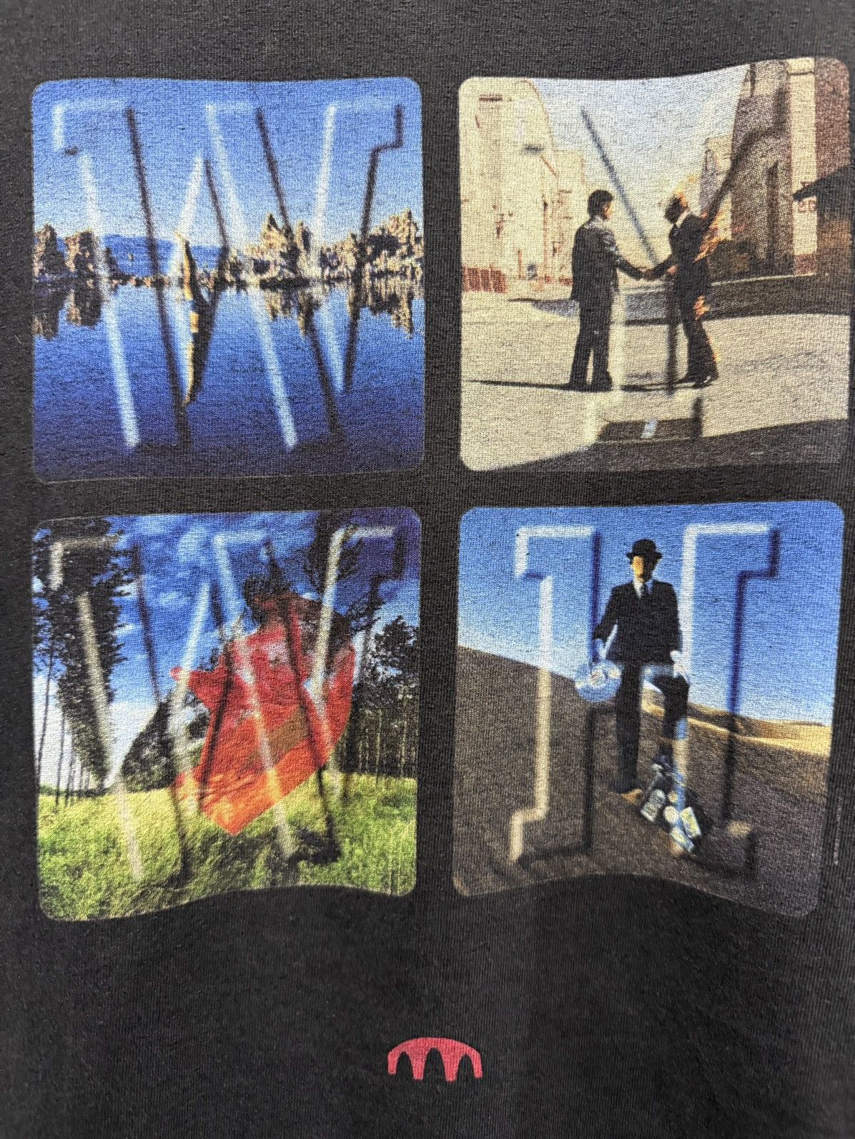 Band Tees × Vintage Vintage 90s Pink Floyd Wish You Were Here Faded Tee Size US XL / EU 56 / 4 - 5 Thumbnail