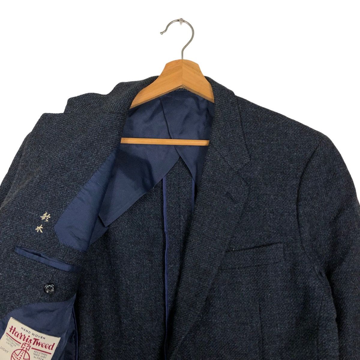 Harris Tweed 🔥Vintage Harris Tweed Harringbone Wool Jacket Double Breast Size US M / EU 48-50 / 2 - 10 Thumbnail