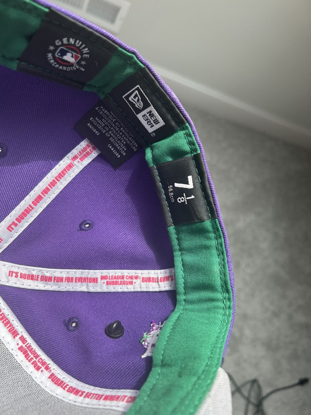 New Era Ground Ball Grape Red Sox Fitted Size ONE SIZE - 6 Thumbnail
