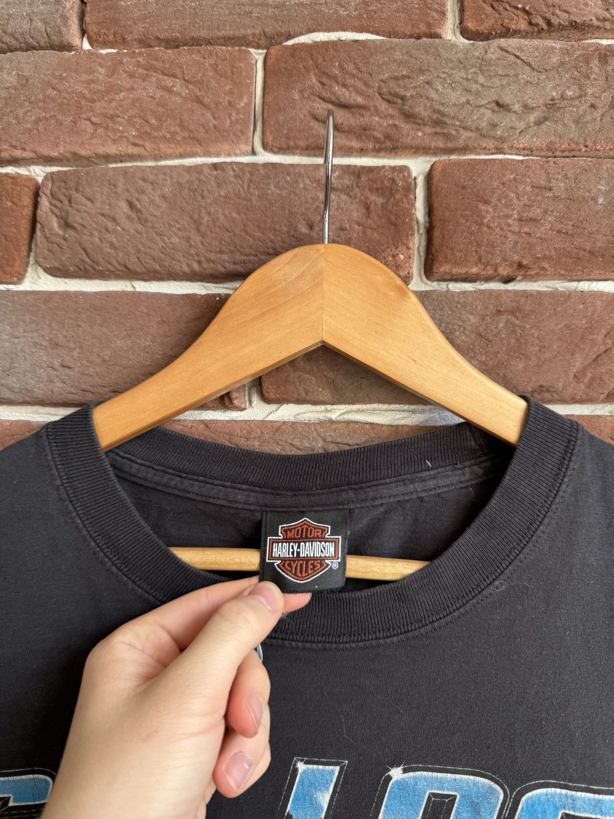 Vintage Washed 00s Harley Davidson Motorcycles Get Lost Vintage Tee Size US L / EU 52-54 / 3 - 5 Thumbnail