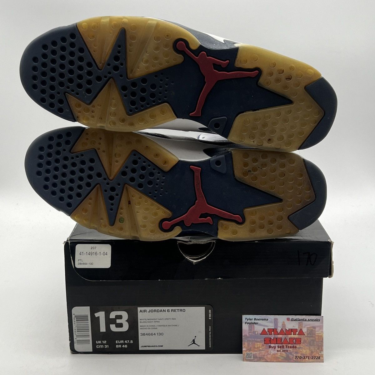 Jordan Brand Air Jordan 6 Olympic Size US 13 / EU 46 - 8 Thumbnail