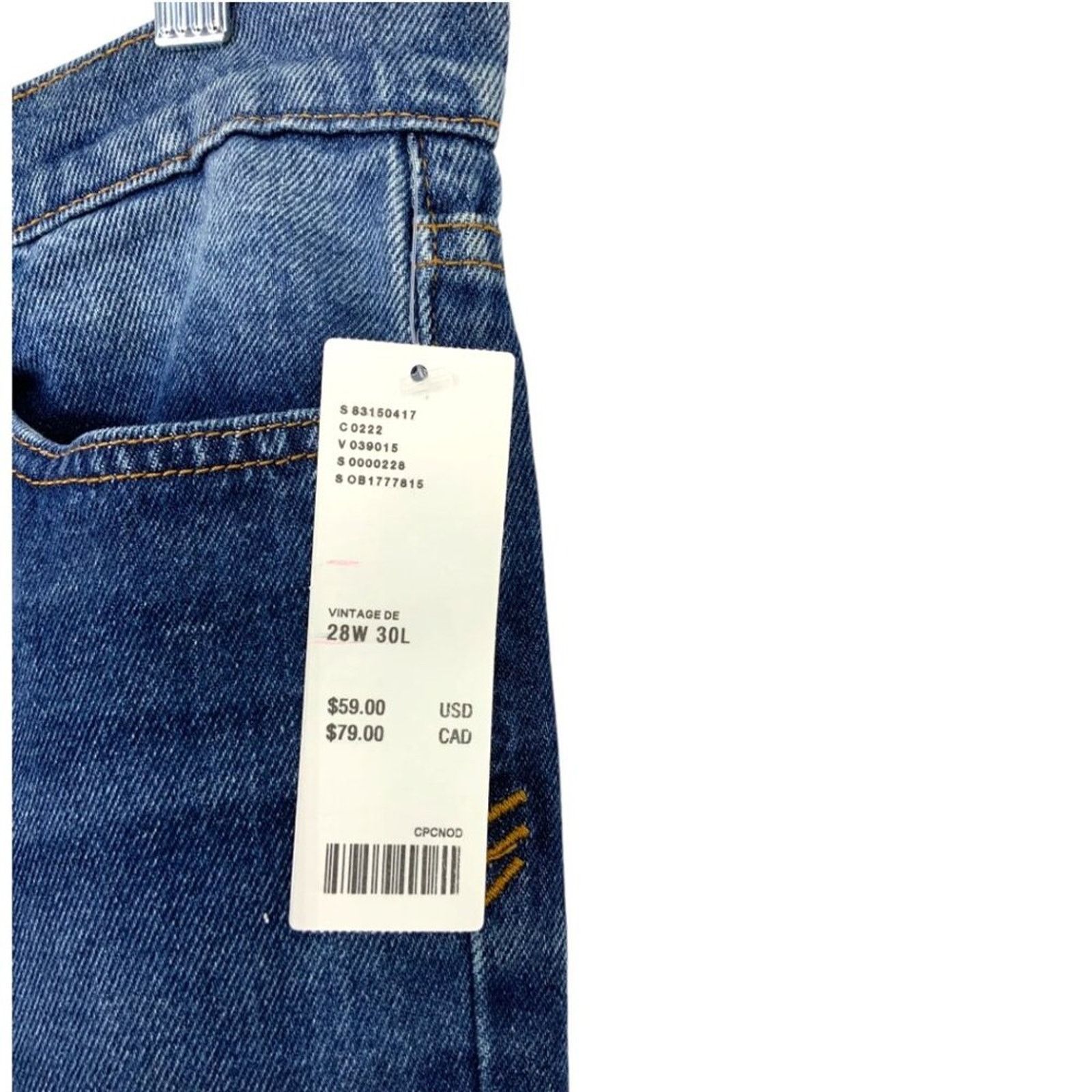 Bdg BDG Dad Slim Fit Tapered Jean Size 28 / 30 NWT $59 MSRP Size US 28 / EU 44 - 3 Thumbnail