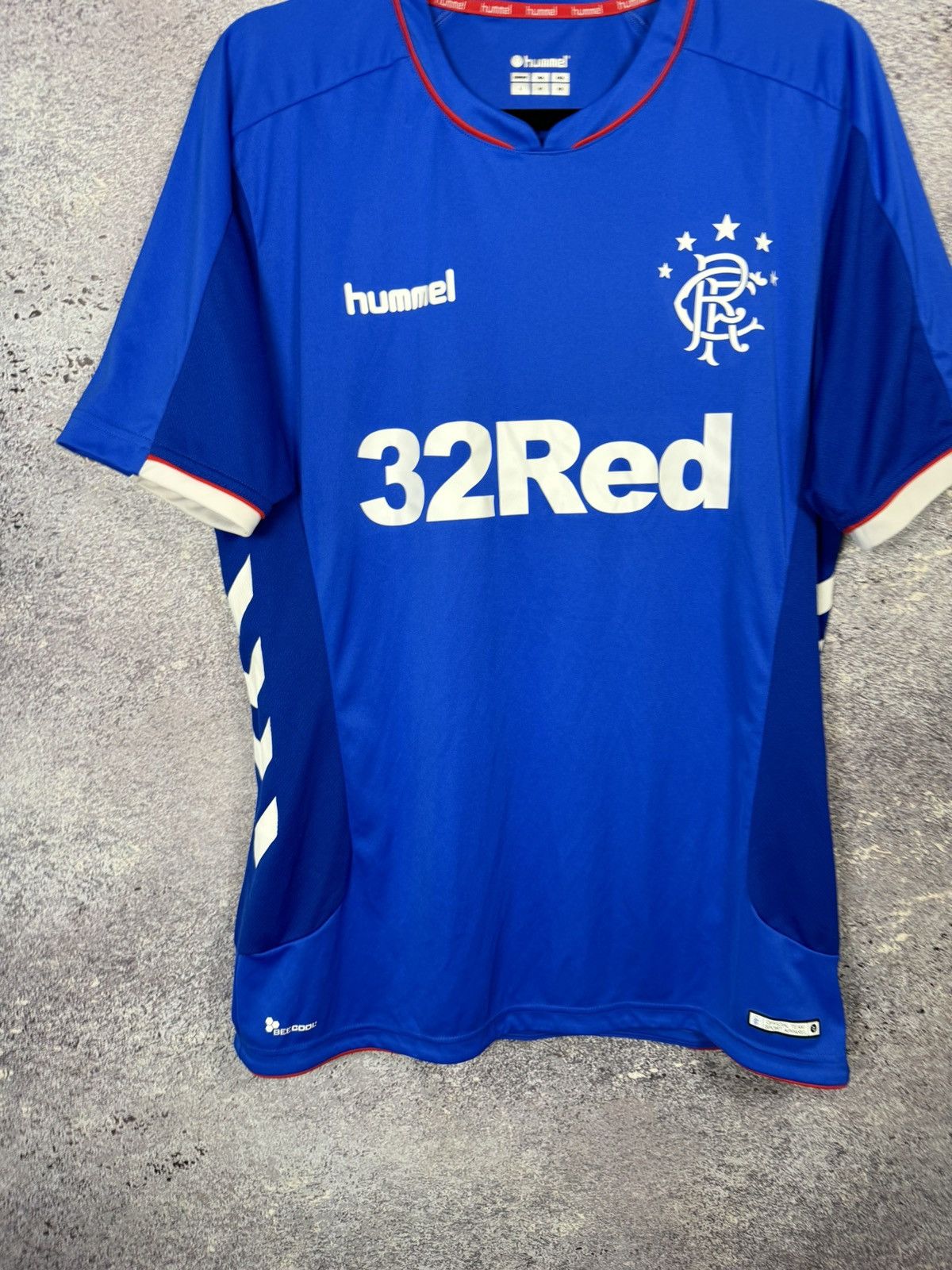 Hummel × Vintage Vintage Rangers FC 2018/19 Hummel Soccer Jersey Blokcore Size US M / EU 48-50 / 2 - 4 Thumbnail