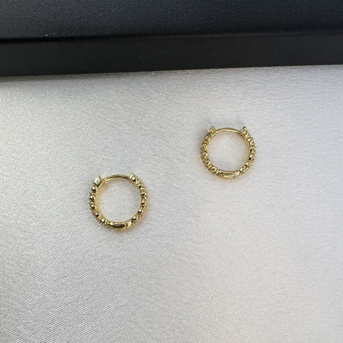 Designer × Other 14mm Small Gold Hoop Earrings for Women Size ONE SIZE - 3 Thumbnail