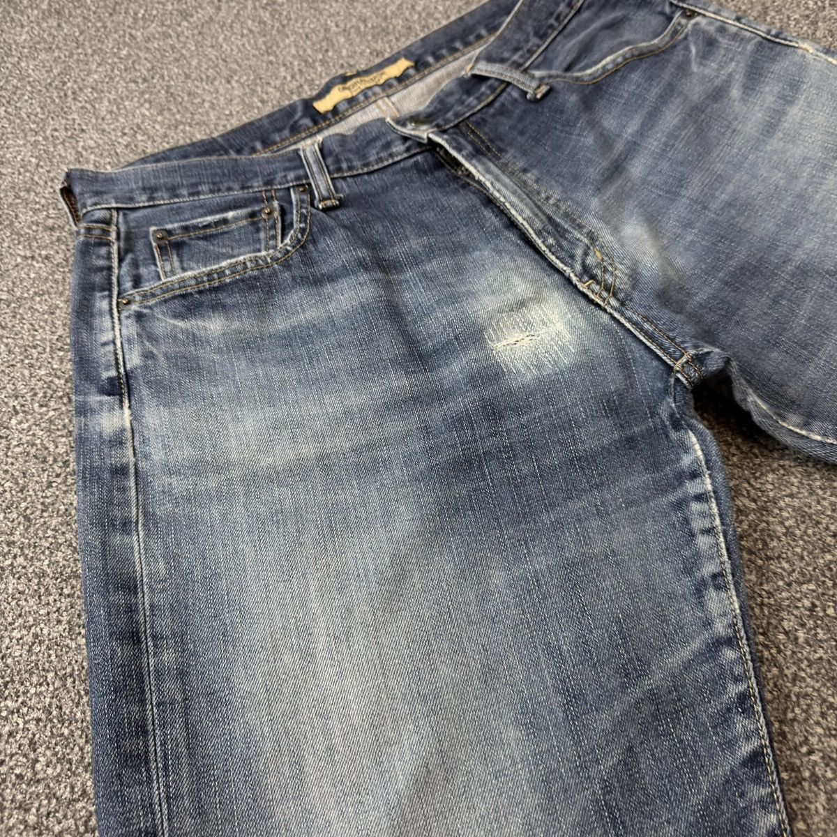 Undercover × Uniqlo Vintage Japanese Denim Uniqlo Faded Natural Washed Jeans W33 Size US 33 - 4 Thumbnail
