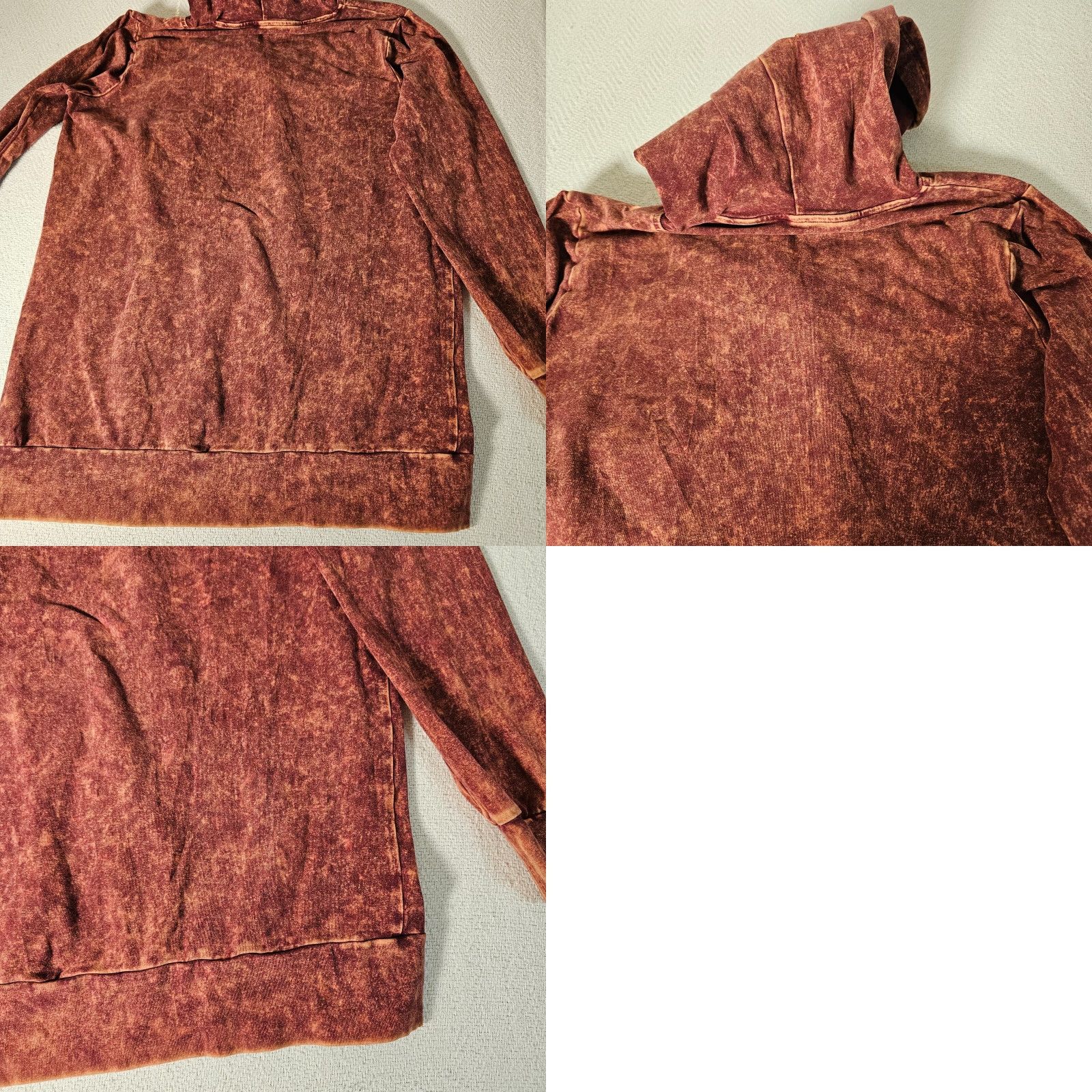 Vintage ZENANA Oversized Sweatshirt Pullover Fleece Cotton Blend Orange Size M Casual Womens Size M / US 6-8 / IT 42-44 - 8 Thumbnail