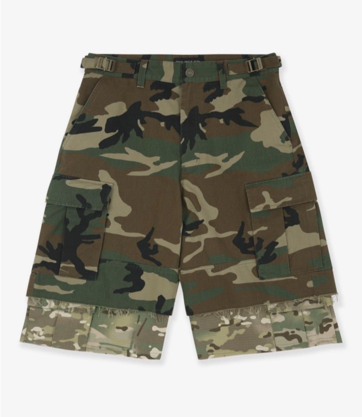 PROJECT G/R LAYERED SKIRT SHORTS