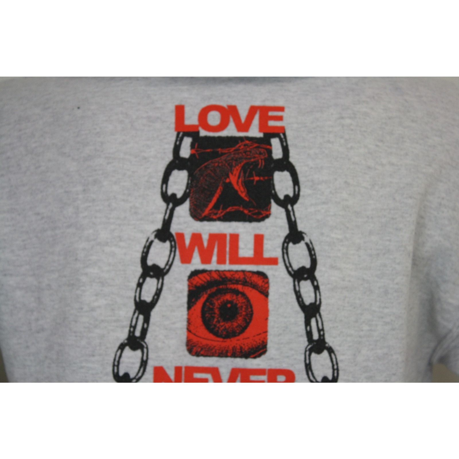 Gildan Kublai Khan TX Hoodie M Hardcore Band Merch Graphic Gray Size US M / EU 48-50 / 2 - 4 Thumbnail