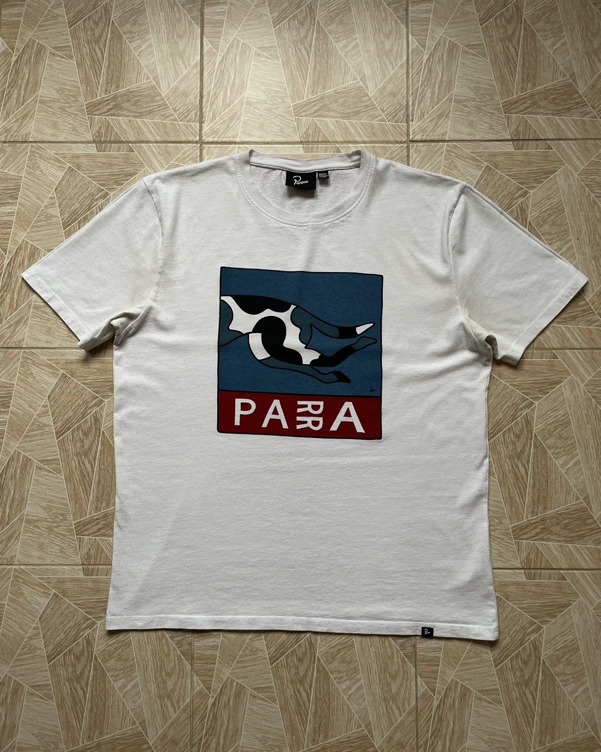 Parra Very Rare Parra Magazine Running Dog Big Logo White Tee Y2K Size US XL / EU 56 / 4 - 1 Thumbnail