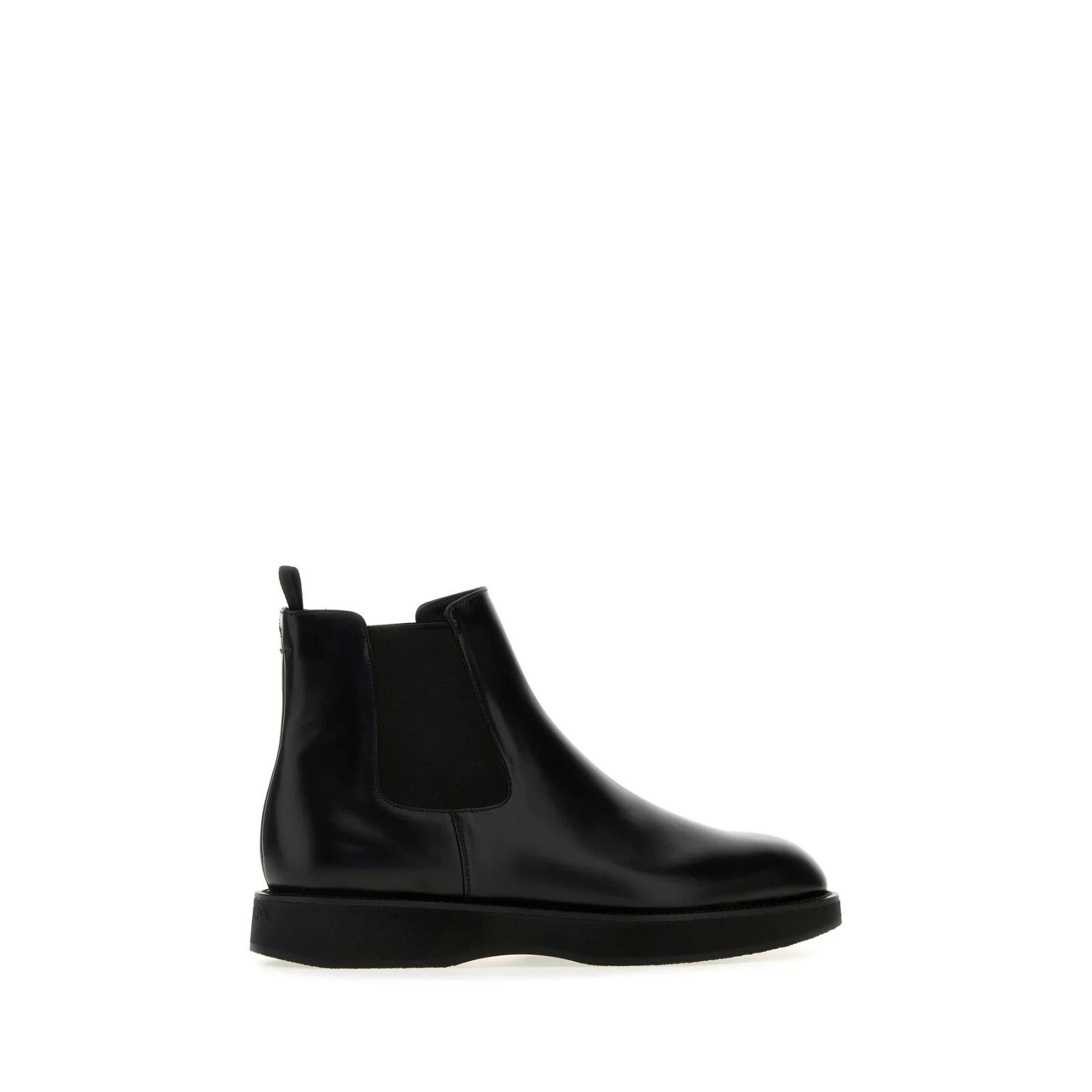 Prada PRADA Black Leather Ankle Boots New & Authentic (Men's size: Size US 10 / EU 43 - 3 Thumbnail