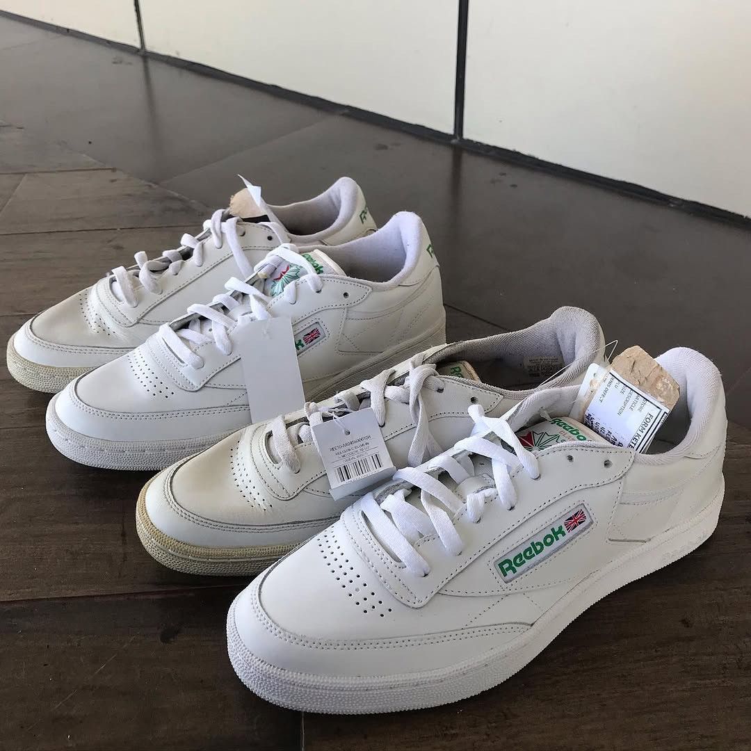 Hysteric Glamour × Reebok Reebok C85 TV Reebok Club C 85 TV Intense Vintage 80s Size US 7.5 / EU 40-41 - 8 Thumbnail