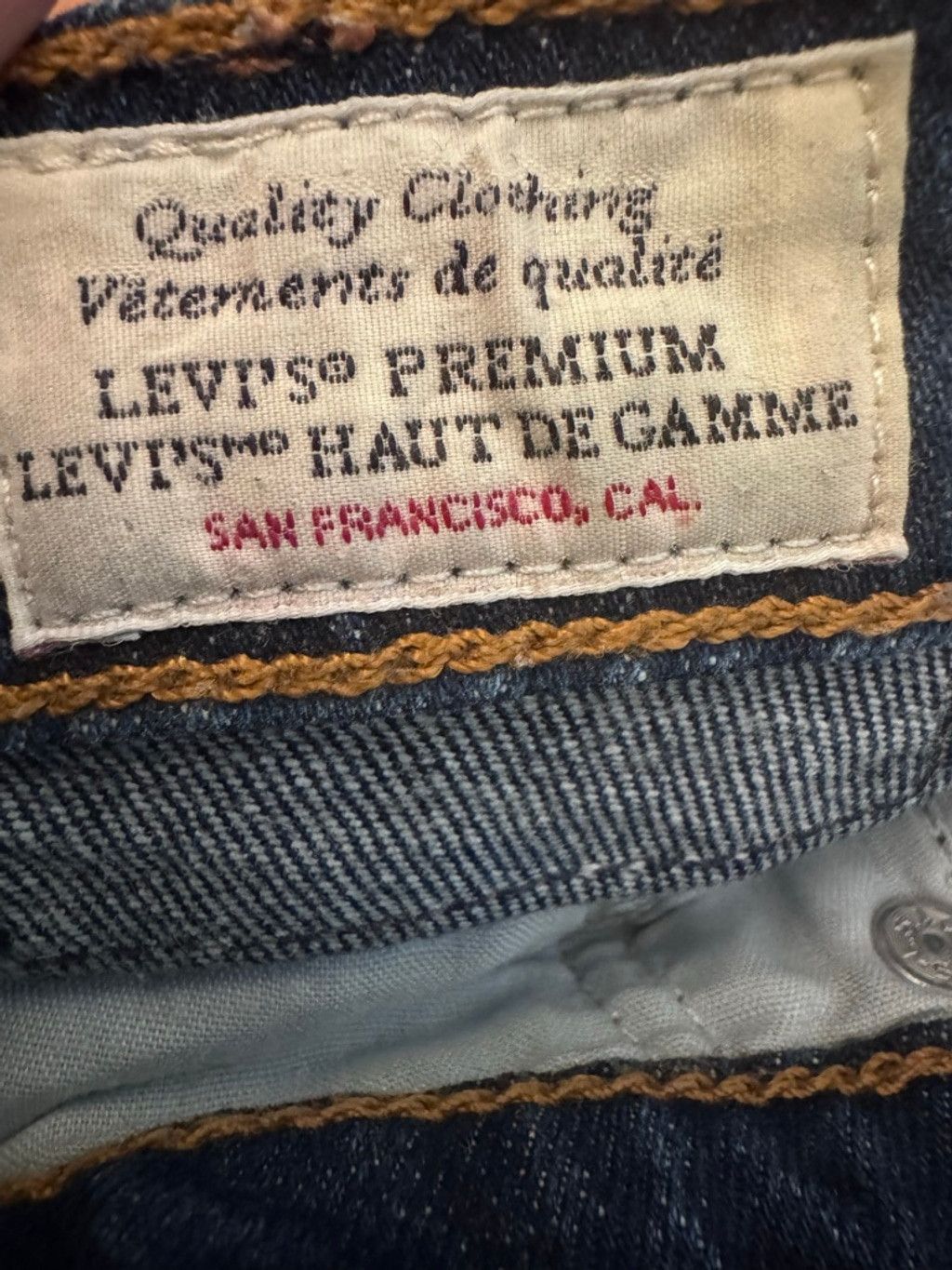 Levi's Levi's Premium Wedgie Straight Jeans XS Size 24" / US 00 / IT 34 - 5 Thumbnail