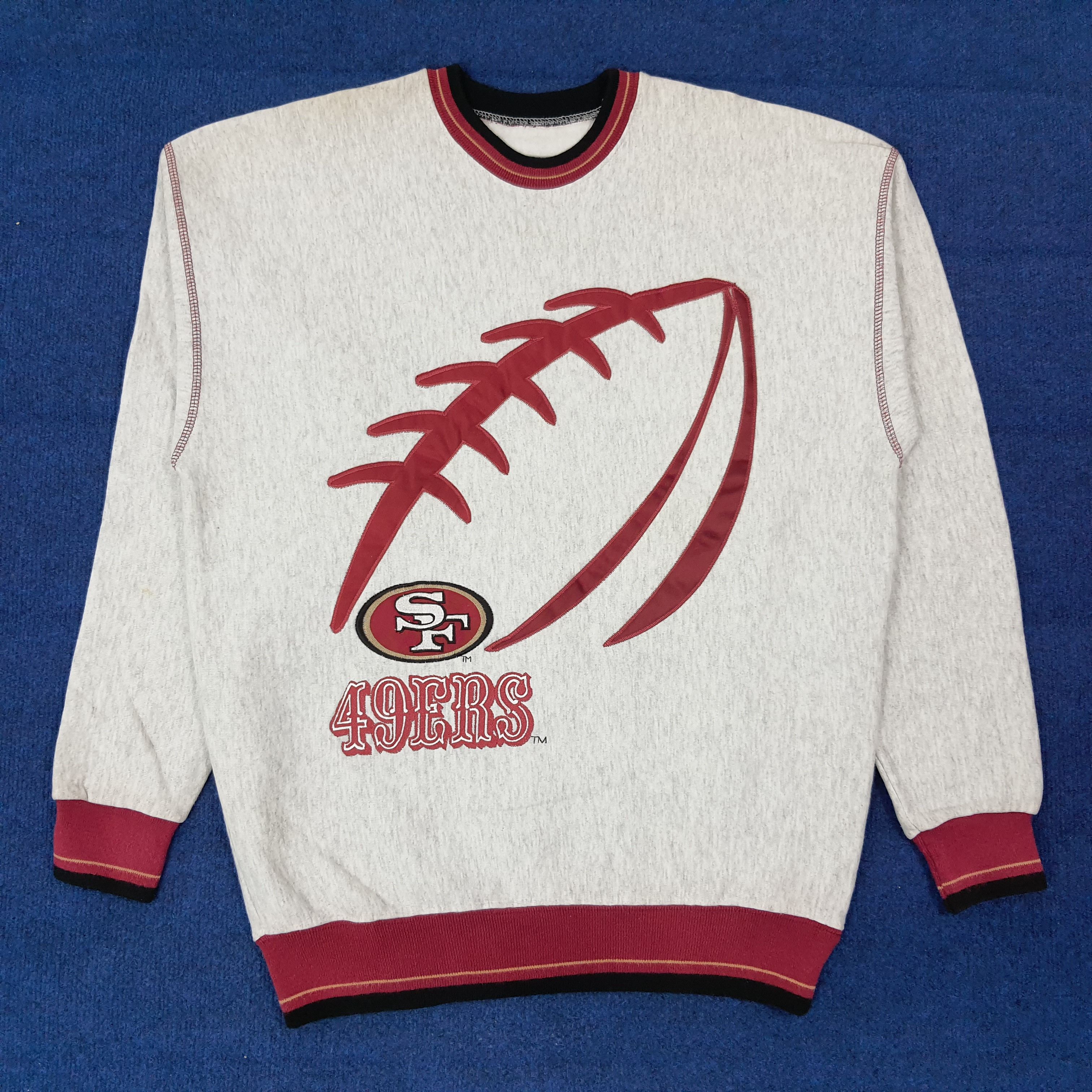 NFL Vintage San Francisco 49ers NFL Team Sweatshirt C269N5 Size US M / EU 48-50 / 2 - 1 Thumbnail