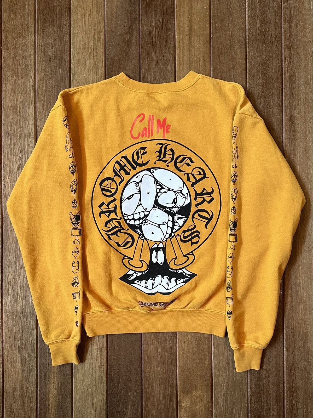 Chrome Hearts Chrome Hearts Matty Call Me Crew Sweatshirt (XS) Size US XS / EU 42 / 0 - 1 Thumbnail