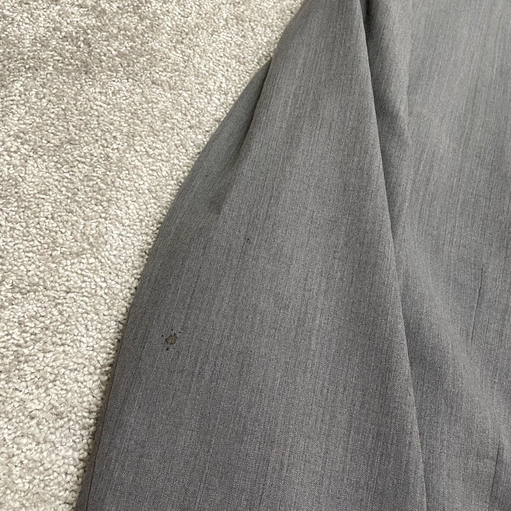 Michael Kors Michael Kors Blazer Jacket Mens Wool Blend Gray 50L Double-Vented Notch Lapel Three-Button Single-Breasted Padded Shoulders Size 50L - 5 Thumbnail