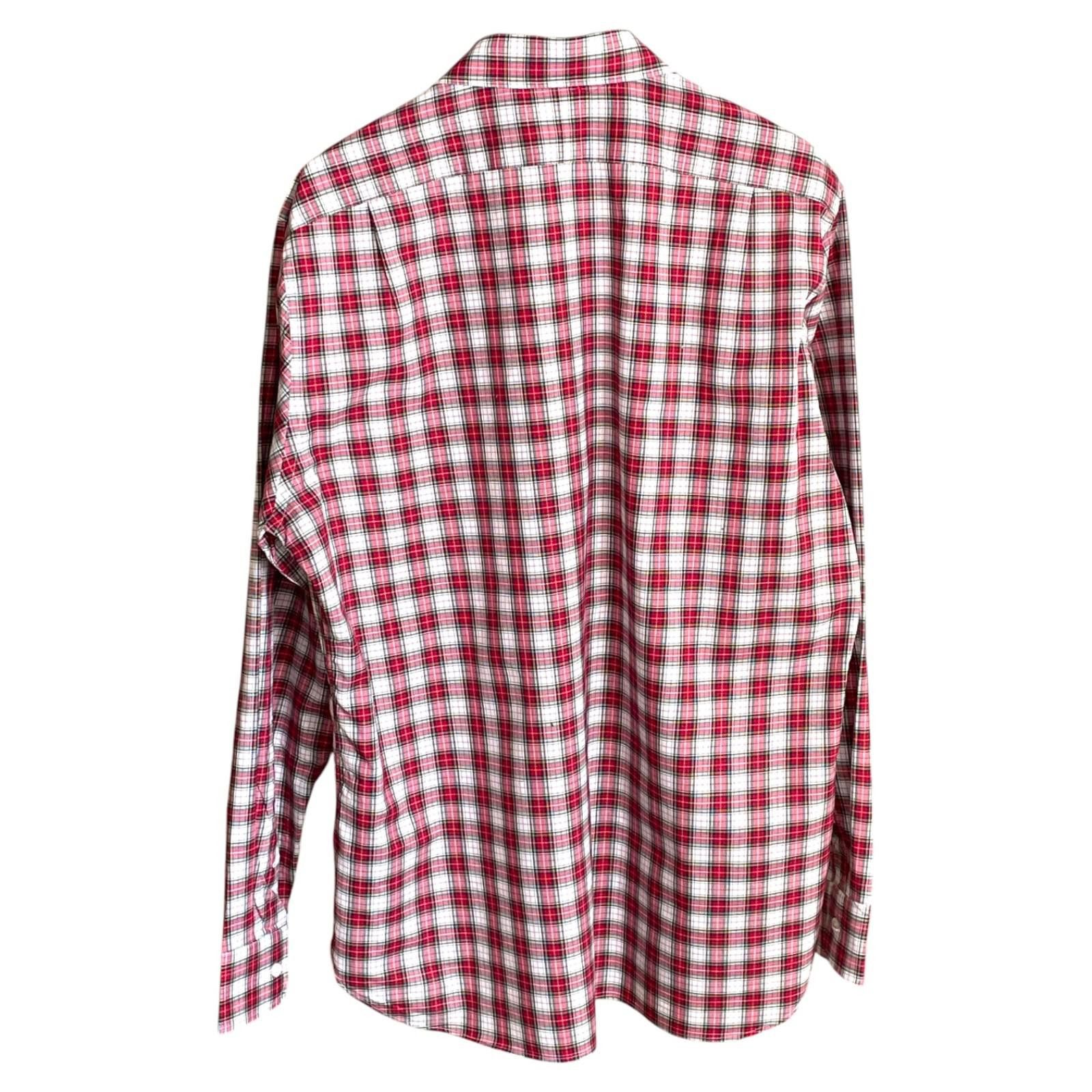 J.Crew J Crew Ludlow XL Red Plaid Button Down Shirt Mens LS Size US XL / EU 56 / 4 - 3 Thumbnail