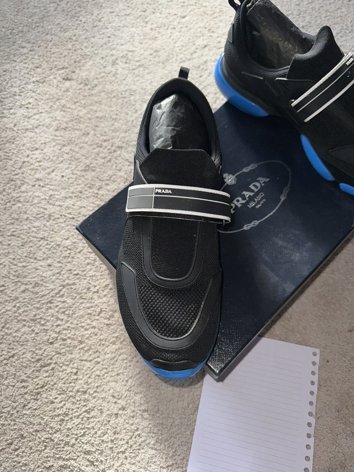 Prada Black and Blue Prada Cloudburst Size US 11 / EU 44 - 5 Thumbnail