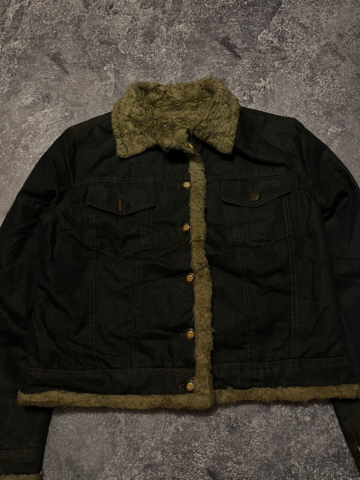 Hysteric Glamour × If Six Was Nine × Le Grande Bleu (L.G.B.) If Six Was Nine style MCM denim fur jacket Y2K Size US S / EU 44-46 / 1 - 2 Thumbnail