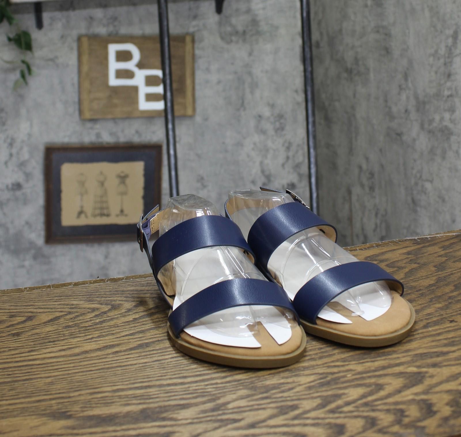 Other Nwt Journee Collection Strap Sandals Lavine Navy Blue 9m Size US 9 / IT 39 - 3 Thumbnail
