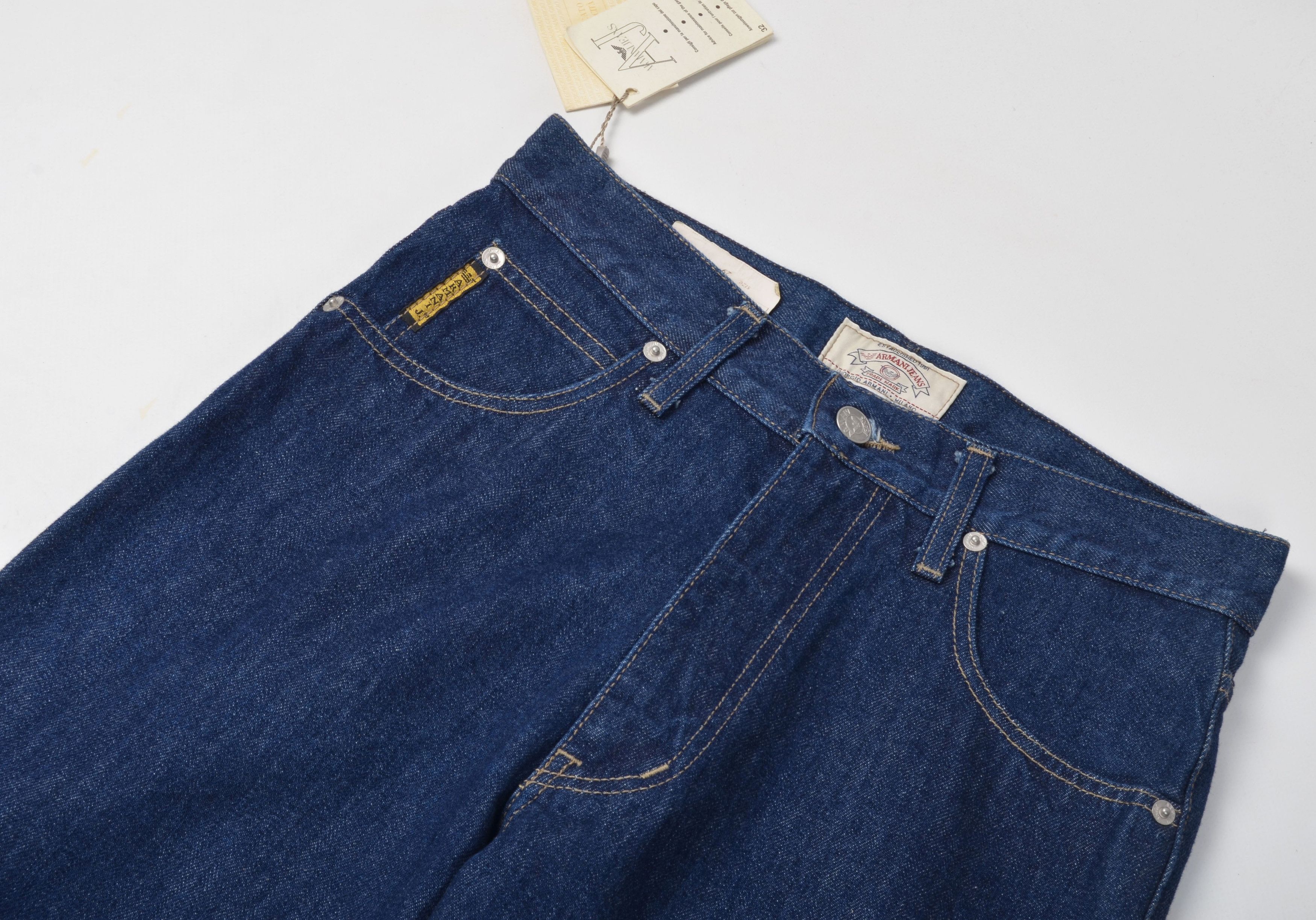 Giorgio Armani Vintage Armani Jeans 80's Iconic High Wasted Blue Jeans Size 28" / US 6 / IT 42 - 2 Thumbnail