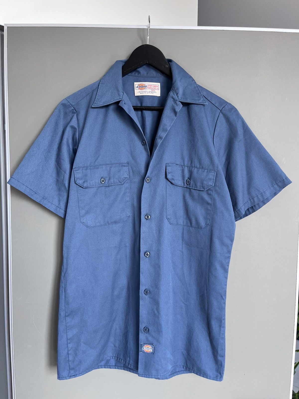 Dickies Dickies Blue Streetwear Short Sleeve Work Shirt Size US S / EU 44-46 / 1 - 1 Thumbnail