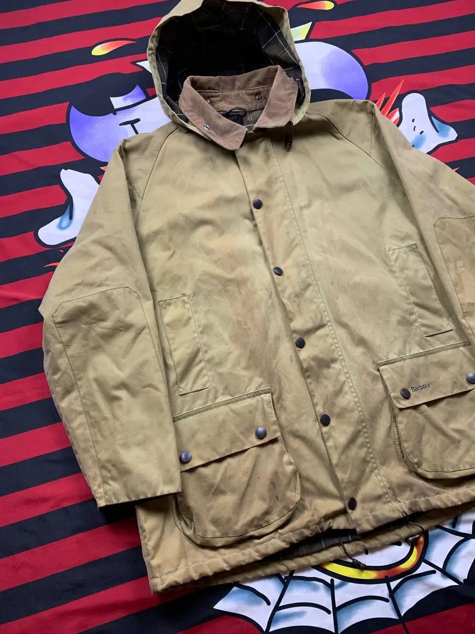 Barbour Barbour Beaufort Sporting waxed jacket in beige Size C48/122 Size US XL / EU 56 / 4 - 2 Thumbnail