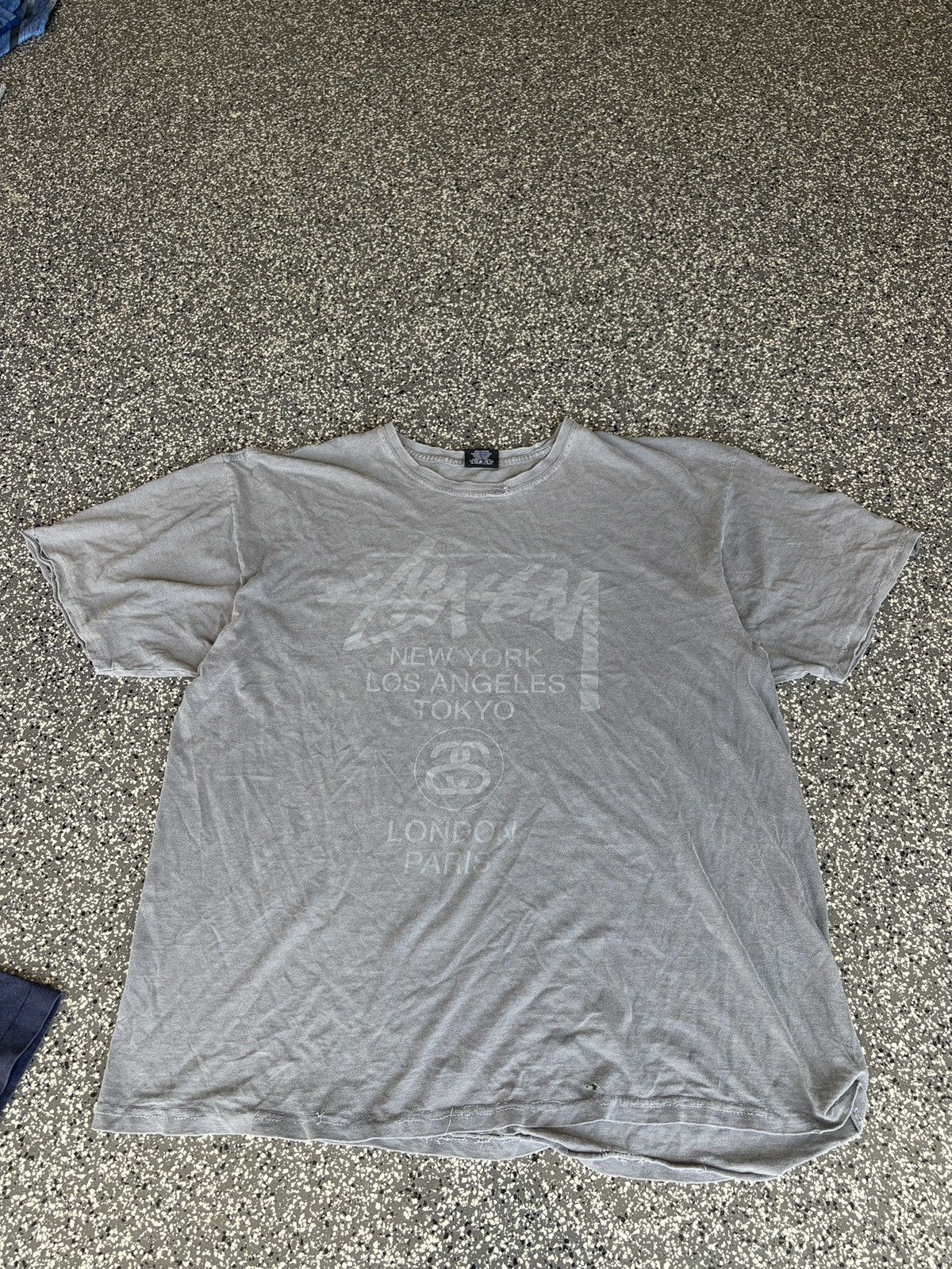 Stussy Vintage Y2k Stussy World Tour T-Shirt 00’s Size US XL / EU 56 / 4 - 2 Thumbnail