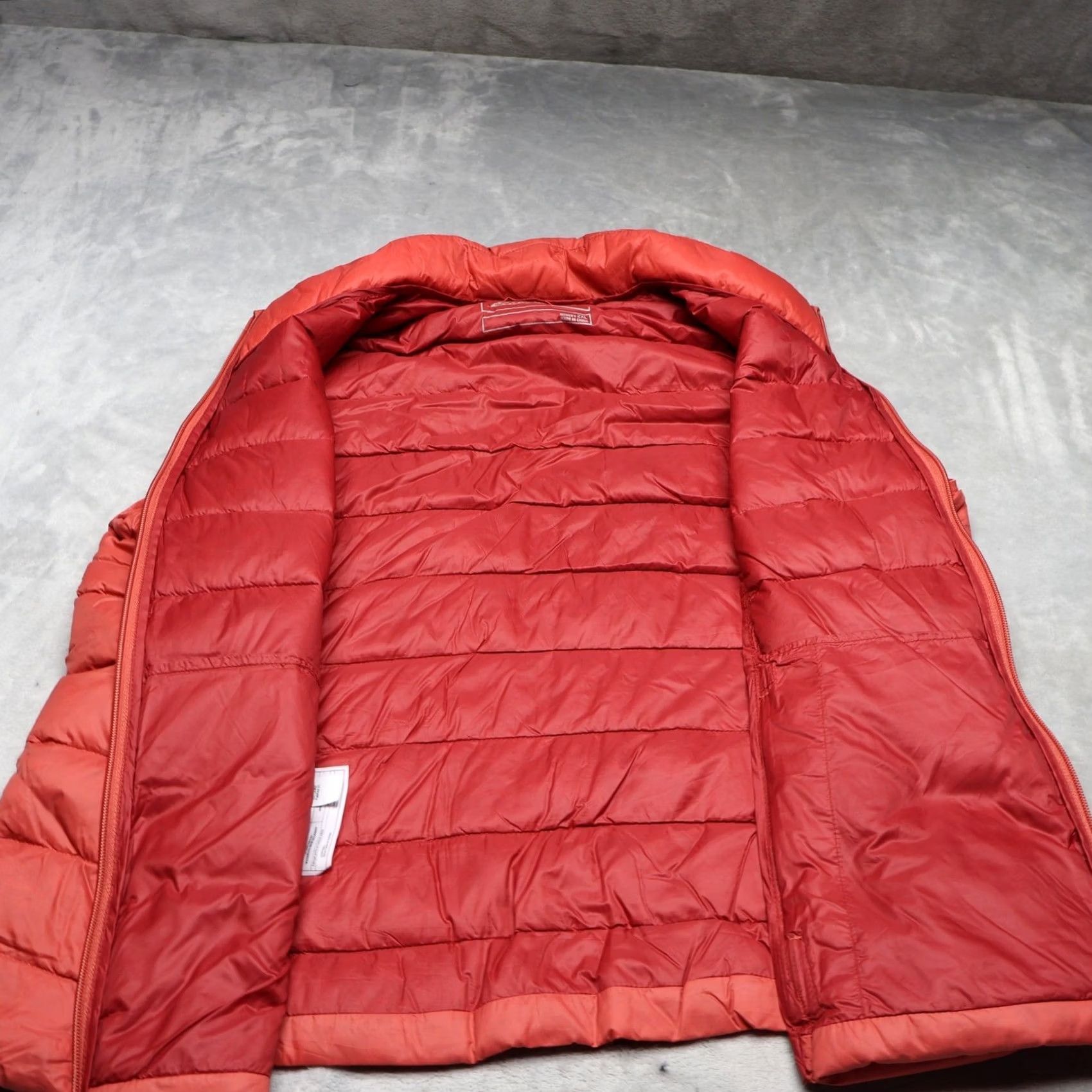 Eddie Bauer VINTAGE Eddie Bauer Down Vest Women XXL Orange Berry Quilted Insulated 650 Fill Full Zip Size XXL / US 16-18 / IT 52-54 - 4 Thumbnail