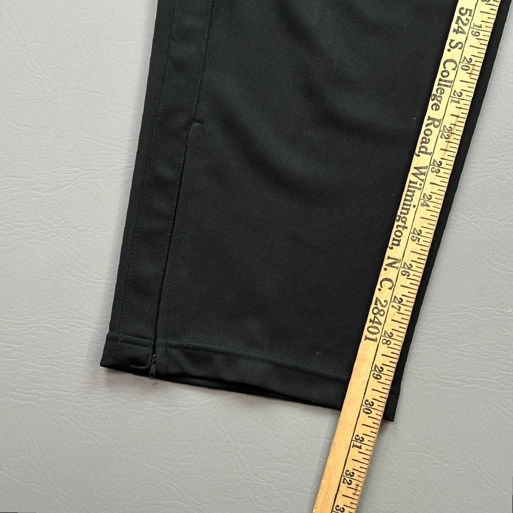 Starter VINTAGE Starter Track Pants Mens Small Black Embroidered Logo Ankle Zip Y2K Size US 29 - 5 Thumbnail