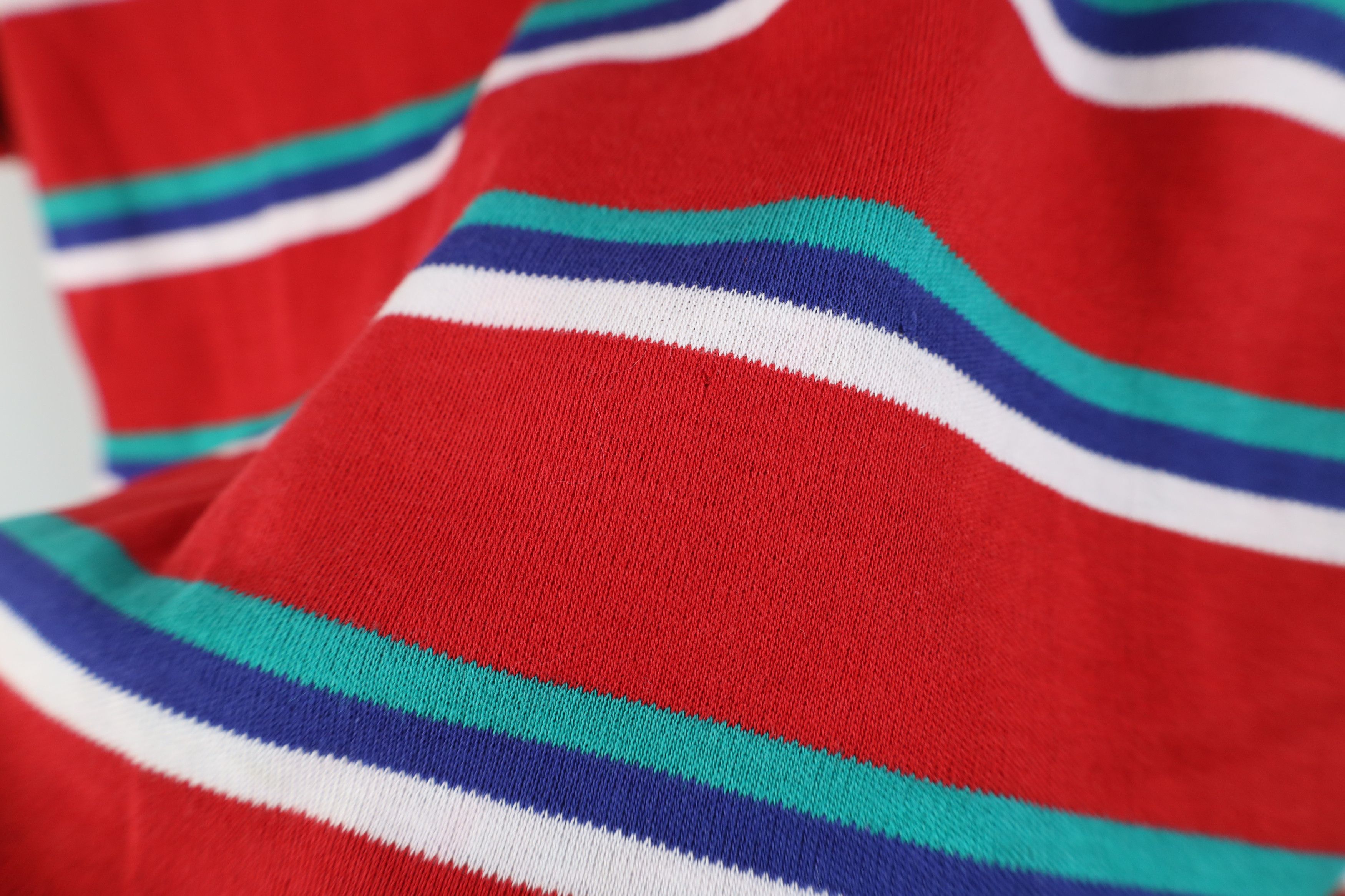 Polo Ralph Lauren Vintage 90s Ralph Lauren Striped Soft Cotton Knit Polo USA Size US M / EU 48-50 / 2 - 7 Thumbnail