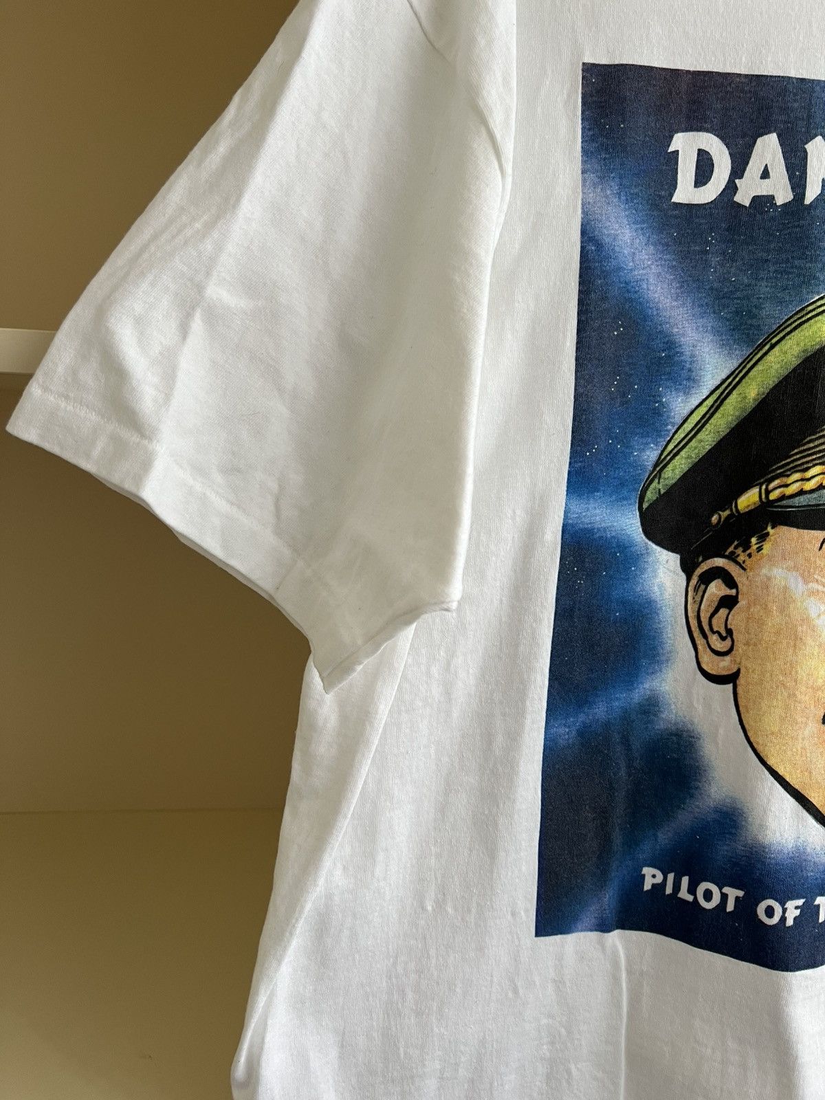 Vintage Rare Vintage 1993 Dan Dare Comic T-Shirt Pilot of the Future Size US XL / EU 56 / 4 - 6 Thumbnail