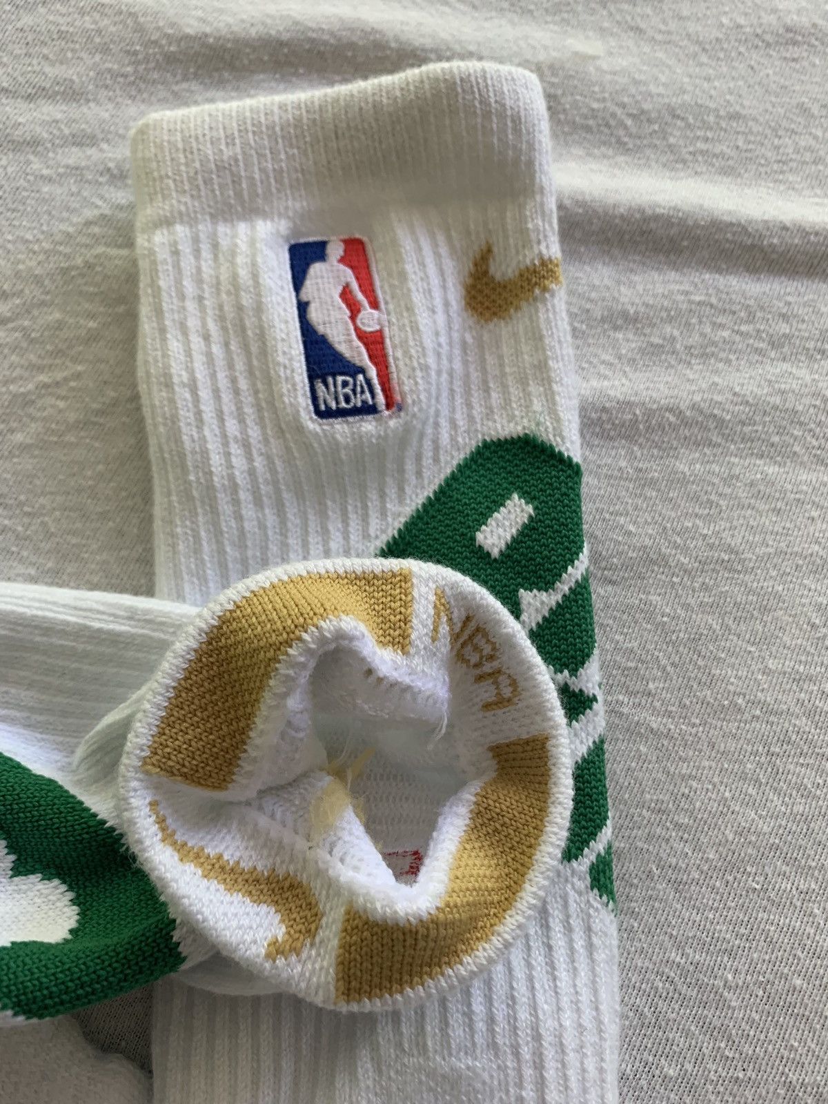 NBA Boston Celtics shorts and Celtic socks bundle!! Size US 31 - 6 Thumbnail