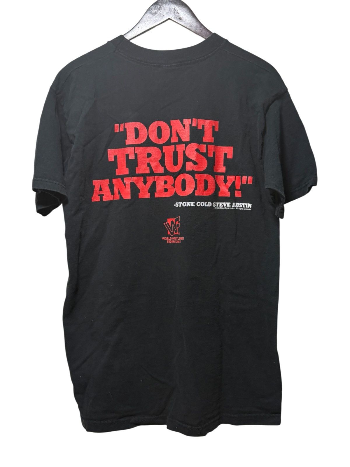 WWF Vintage 1998 WWF Stone Cold Steve Austin Don't Trust Anybody Size US L / EU 52-54 / 3 - 5 Thumbnail