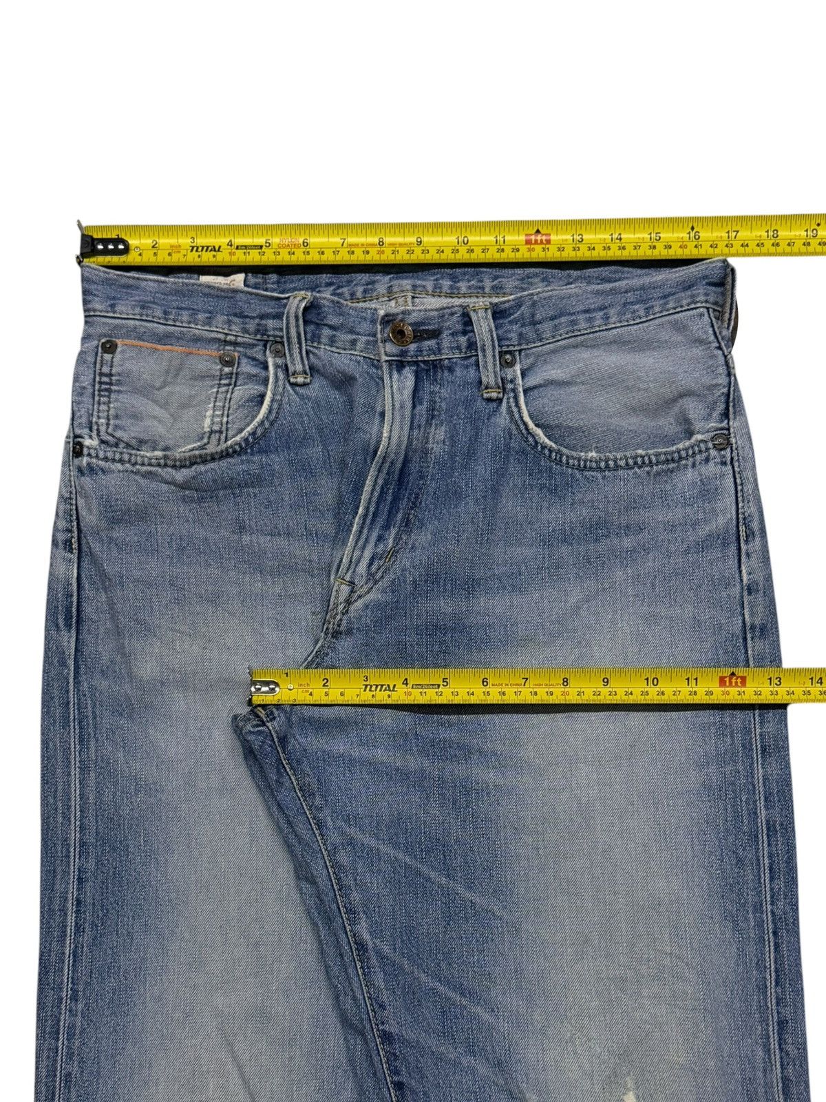 Edwin Vintage EDWIN 505Z Selvedge Denim Jeans Made in Japan | W33 Size US 33 - 20 Thumbnail