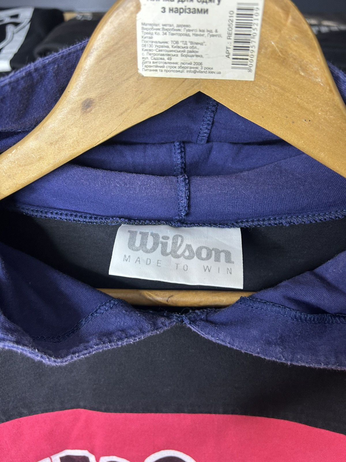 Other Vintage Wilson Hoodie Tee Made to Win #23 Limited USA Size US L / EU 52-54 / 3 - 3 Thumbnail