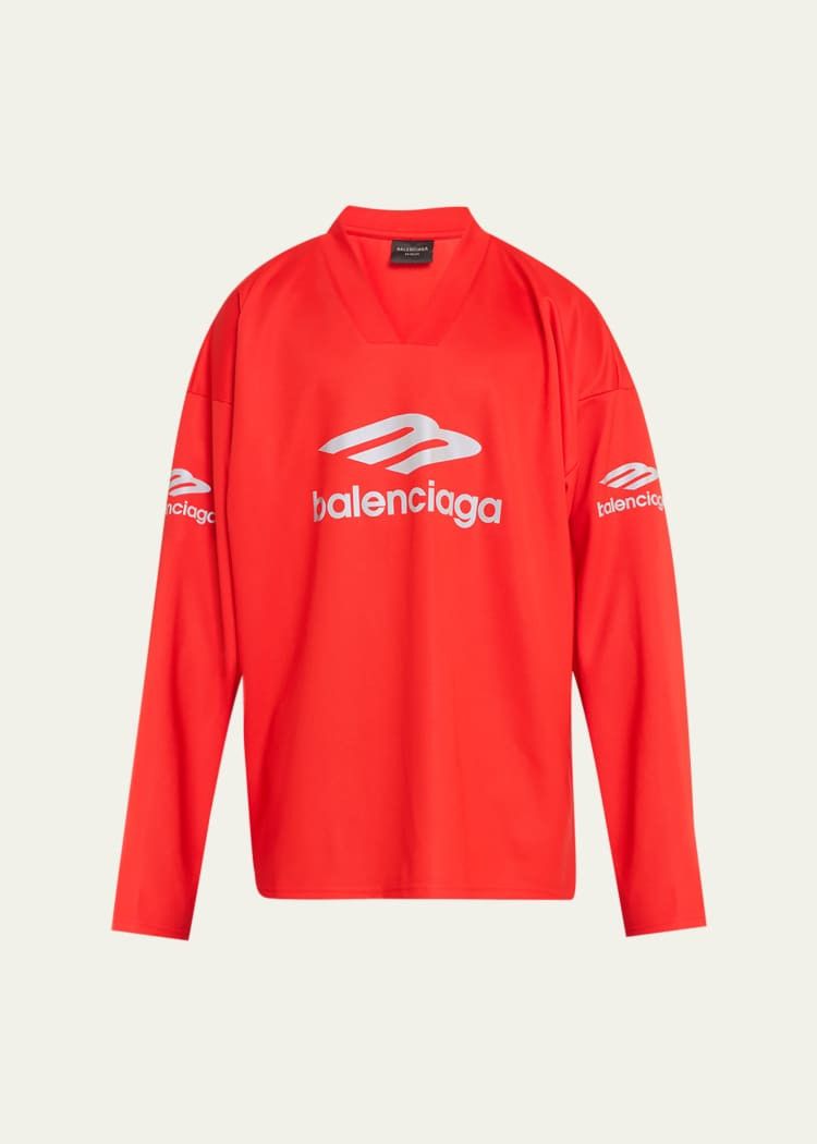 Balenciaga Skiwear Sport Icon Shiny Jersey Ski T-Shirt l Size US L / EU 52-54 / 3 - 1 Thumbnail