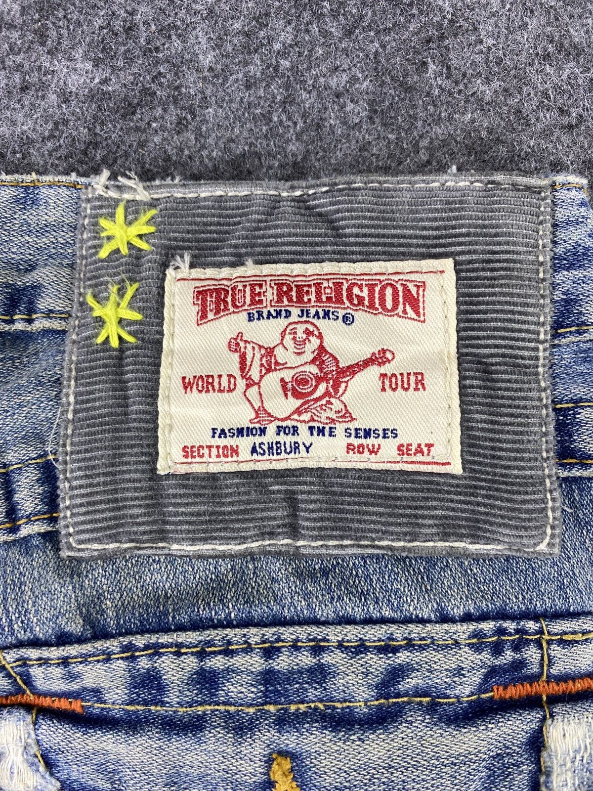 If Six Was Nine × Jean × True Religion True Relegion Distressed patchwork flare jeans - J1113 Size US 28 / EU 44 - 14 Thumbnail