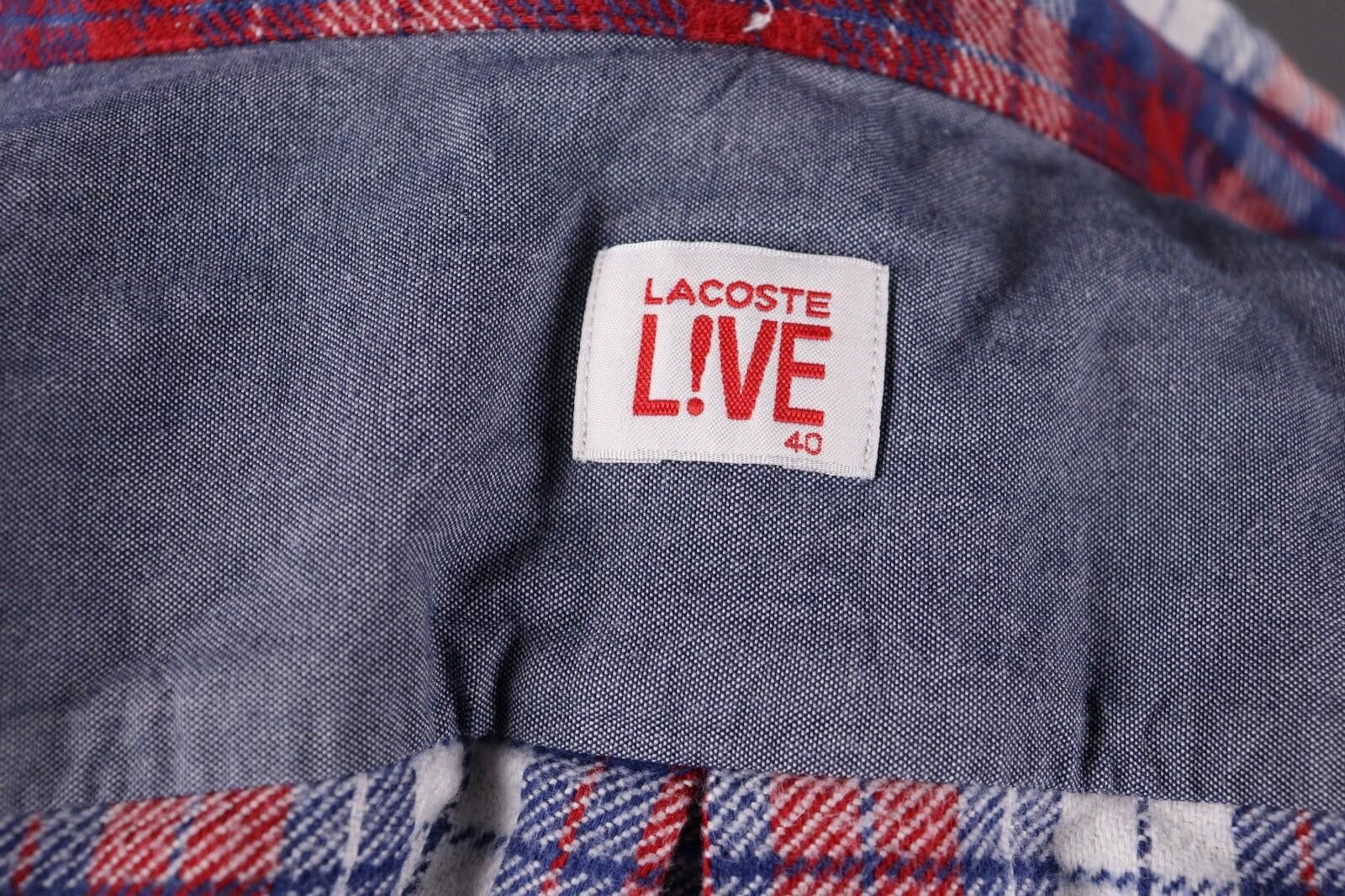 Lacoste Lacoste Live Multicolor Check Button Down Shirt Size 40 Size US M / EU 48-50 / 2 - 9 Thumbnail