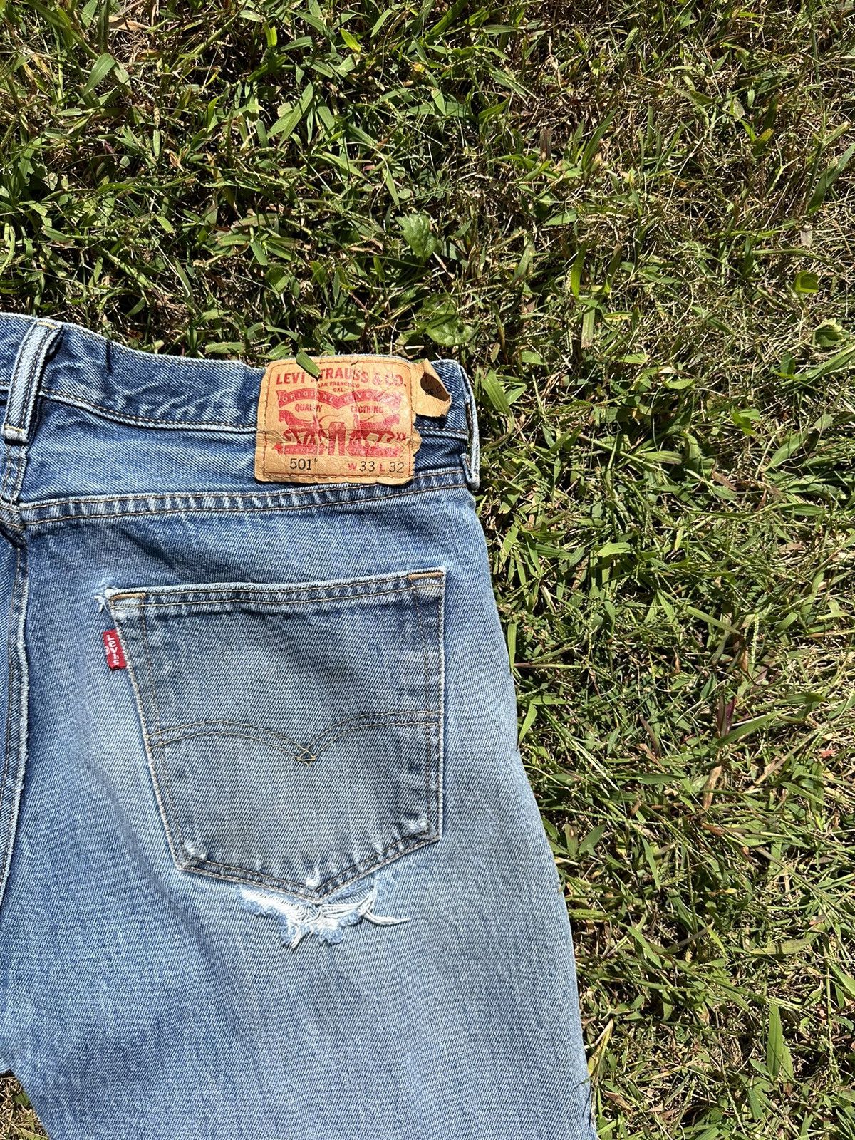 Levi's × Levi's Vintage Clothing × Vintage Vintage 501 Levi’s 33x32 Size US 33 - 4 Thumbnail