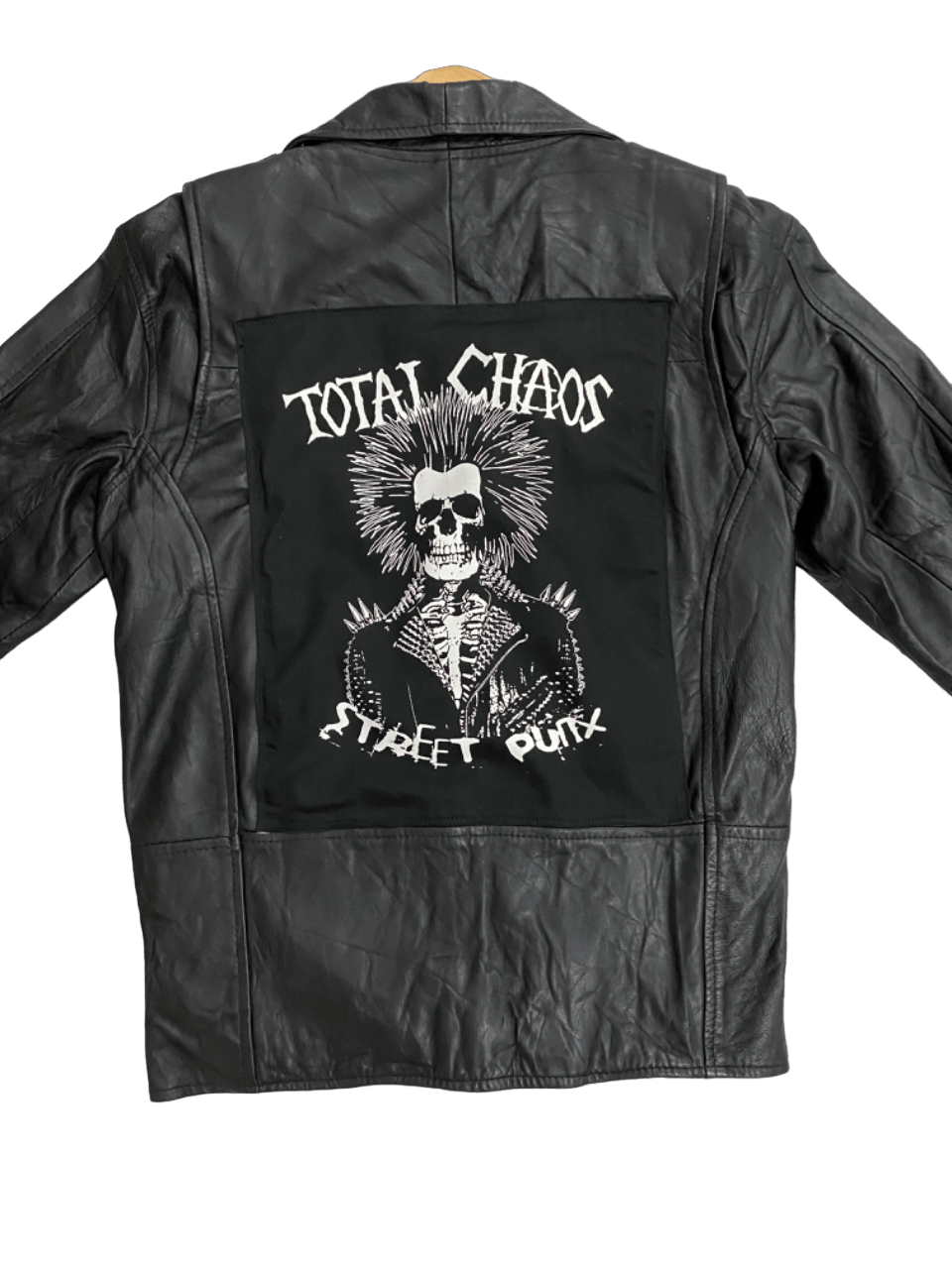 Schott Street Punks Leather Studded Spike Double Collar Jacket Size US M / EU 48-50 / 2 - 5 Thumbnail