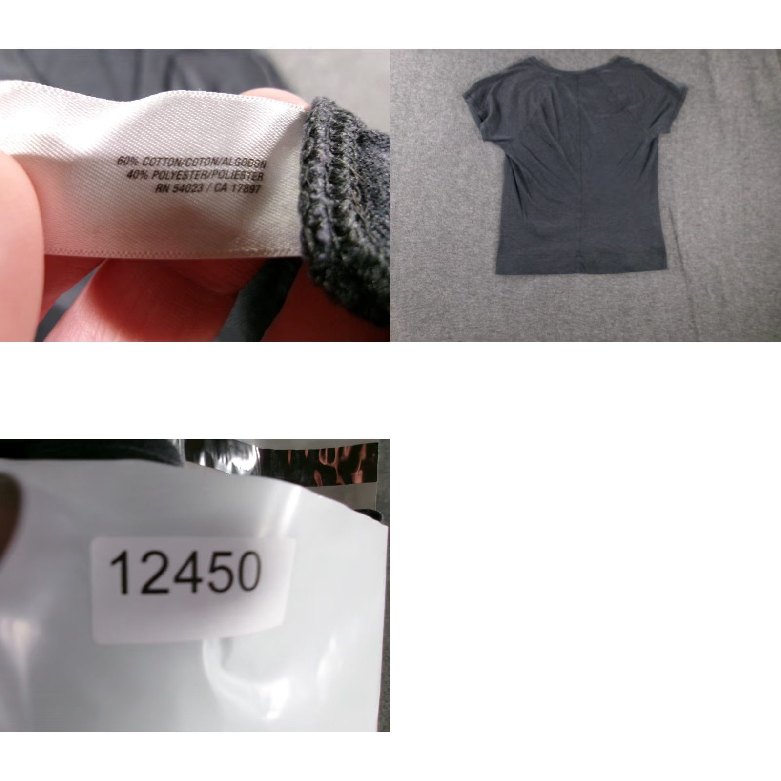 Old Navy Old Navy V-Neck T-Shirt Women Large Gray Casual Active Basic Lightweight Size L / US 10 / IT 46 - 8 Thumbnail