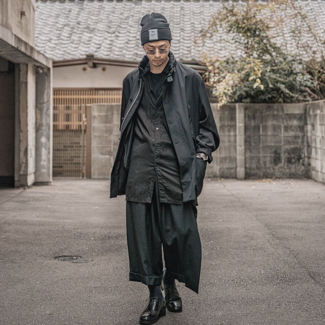 Yohji Yamamoto Yohji Yamamoto Pour Homme - W/Gabardine Mackin Pants Size US 30 / EU 46 - 4 Thumbnail