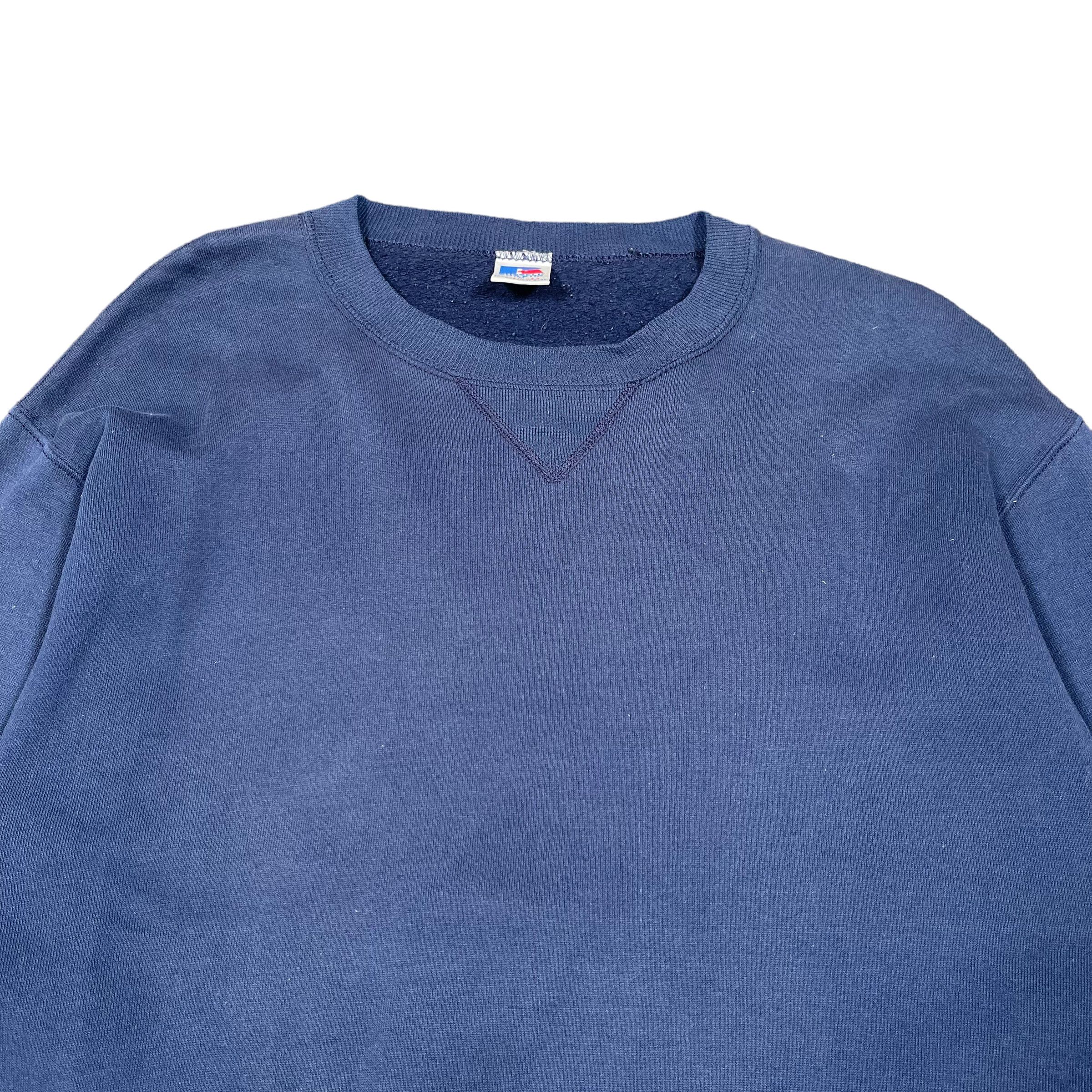 Russell Athletic × Vintage Vintage 1990s Russell Athletic Sun Faded Crewneck Sweatshirt Size US M / EU 48-50 / 2 - 3 Thumbnail