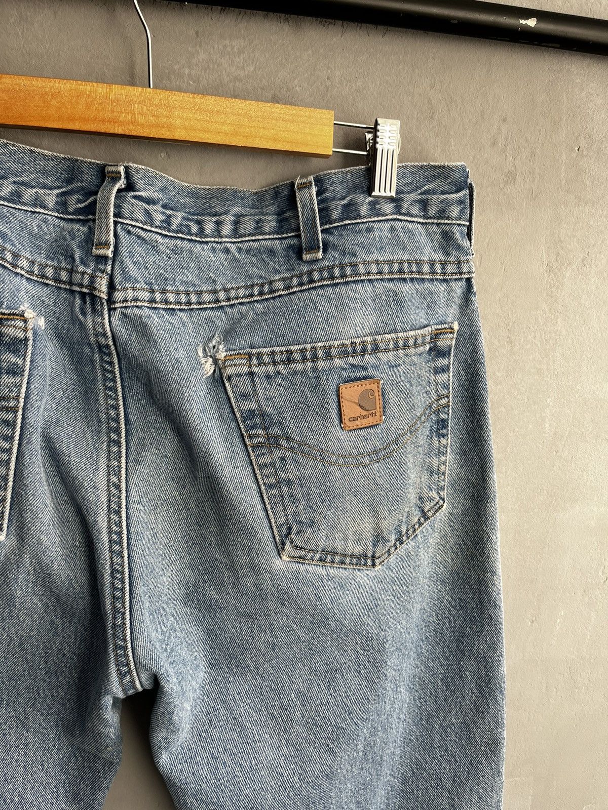Carhartt × Vintage Carhartt denim vintage 90s Size US 36 / EU 52 - 9 Thumbnail