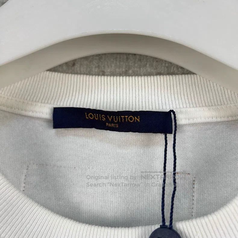 Louis Vuitton Louis Vuitton Solid stretch printed crew neck short sleeve Size US S / EU 44-46 / 1 - 4 Thumbnail