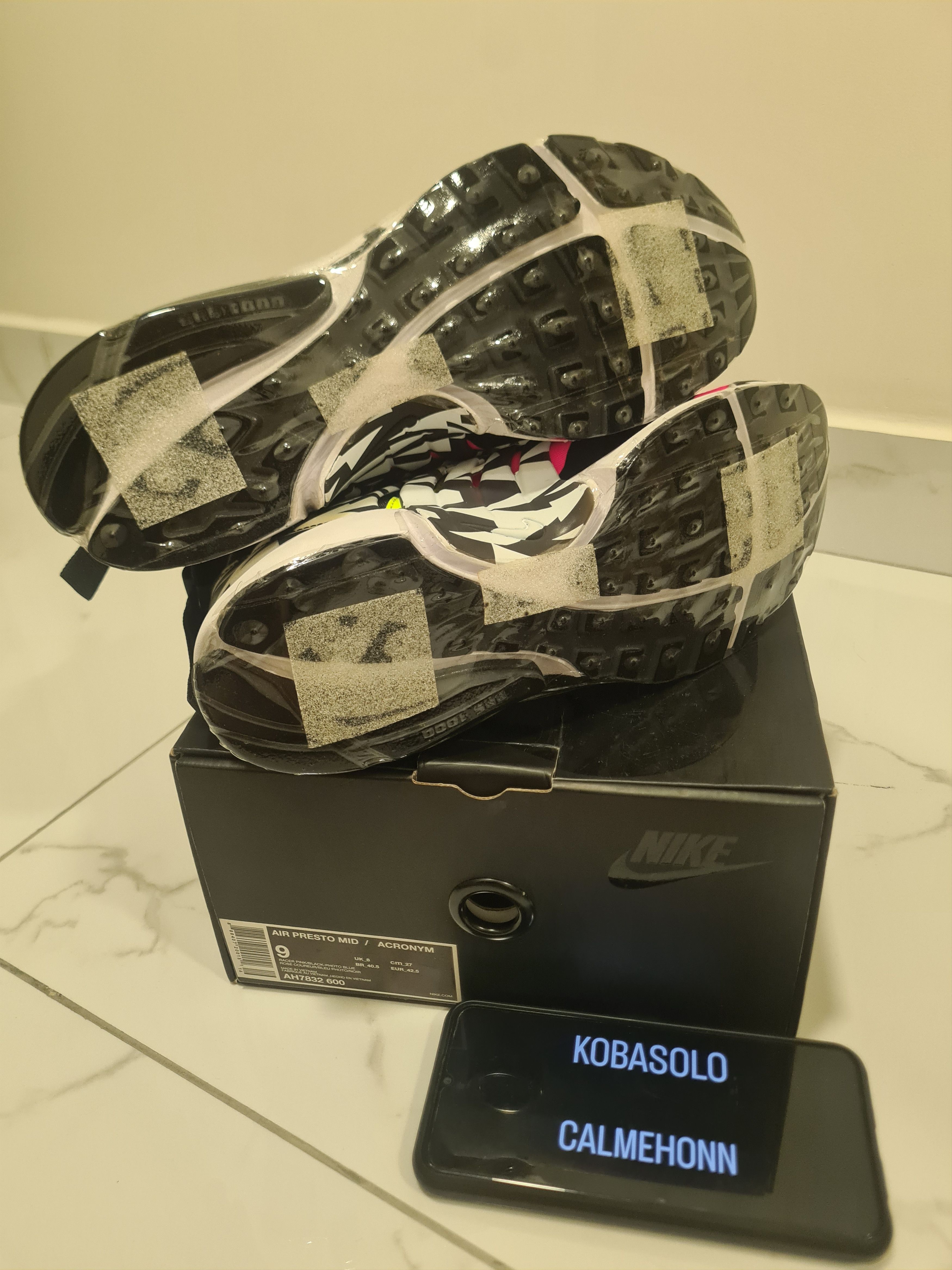 Acronym × Nike Nike Air Presto Mid/ Acronym Racer Pink Size US 9 / EU 42 - 5 Thumbnail