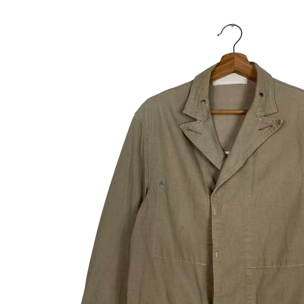 Japanese Brand VIOLET BUFFALO WALLOWS Hidden Button Casual Jacket #1844-C80 Size US L / EU 52-54 / 3 - 6 Thumbnail