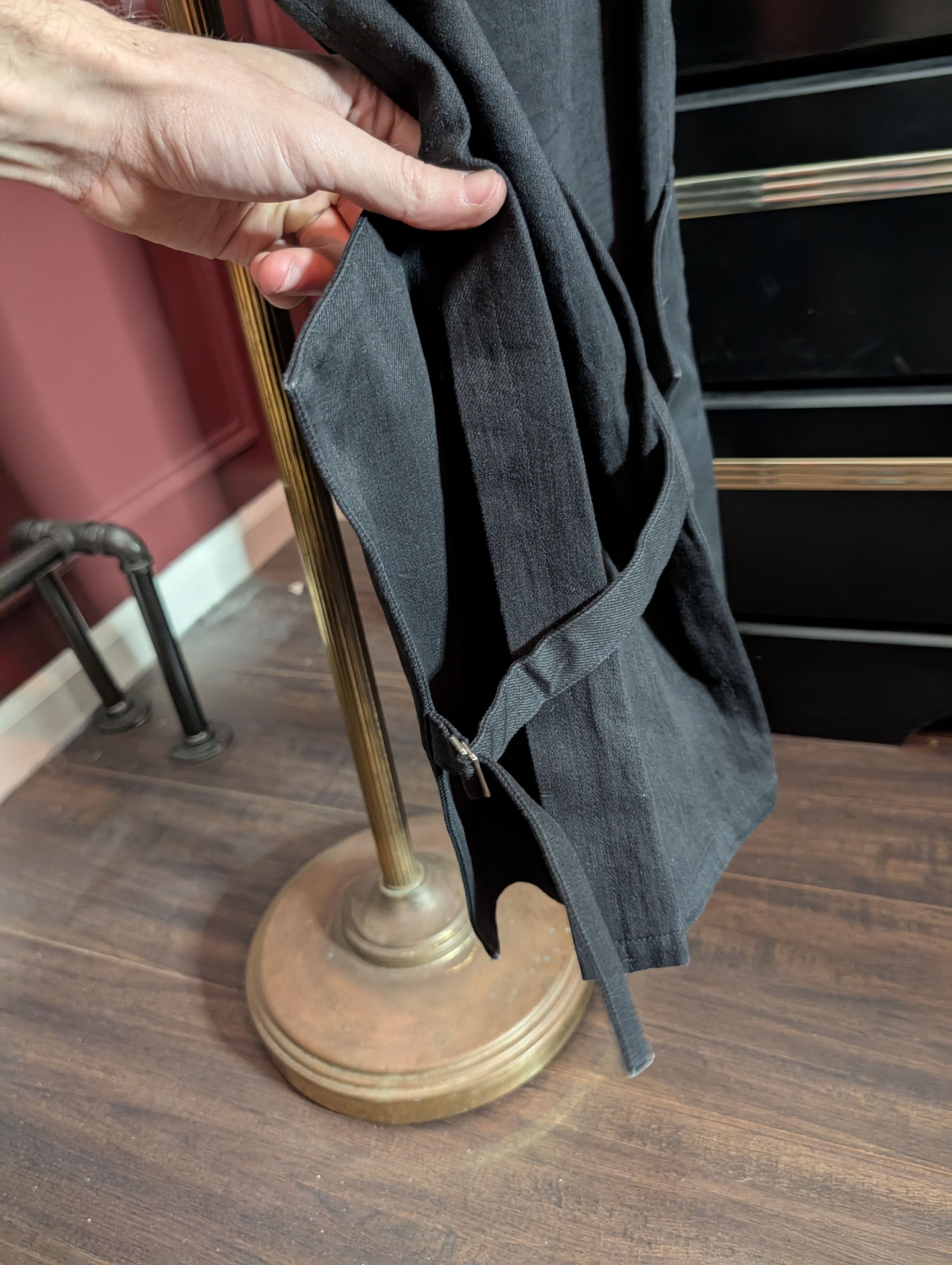 Yohji Yamamoto Vintage Noir+ Black Flared Bondage Jeans Japan Sz2 Size US 30 / EU 46 - 11 Thumbnail